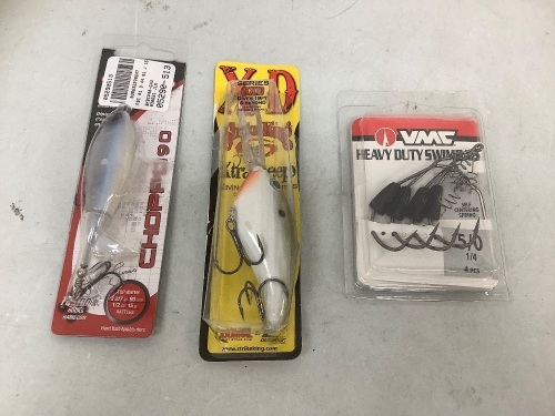 Lot of (3) Fishing Items, Appears new, Sold as is  - Lot 552