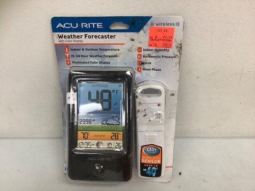 Digital Weather Forecaster, Appears New, Sold as is - Lot 543