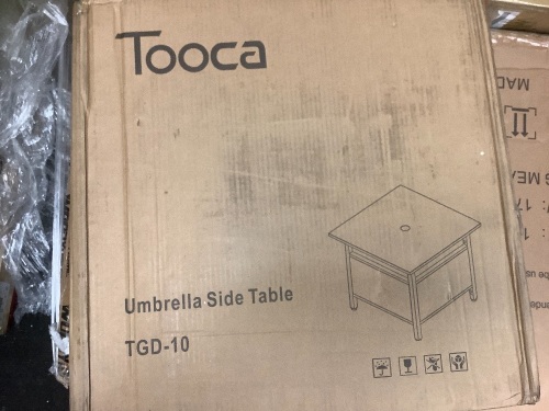 Tooca Umbrella Side Table, Appears New, Sold as is - Lot 291