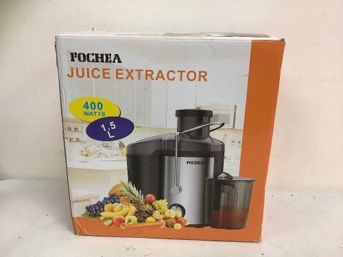 Fochea Juice Extractor, Appears New, Powers Up, Sold as is - Lot 605