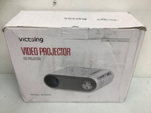 LED Video Projector, Appears new, Powers up, Sold as is - Lot 32
