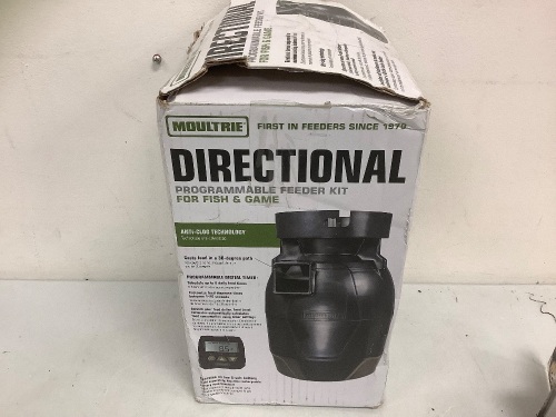 Moultrie Directional Feeder Kit, Appears new, Sold as is - Lot 600