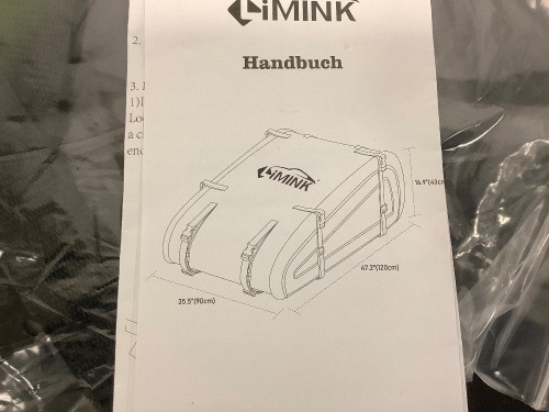 LIMINK Car Rooftop Cargo Carrier Bag, Appears New, Sold as is - Lot 23