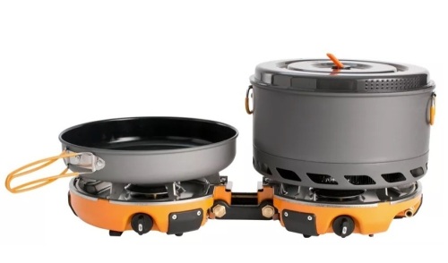 Jetboil Genesis 2-Burner Backpacking Stove, Appears new, Sold as is - Lot 43