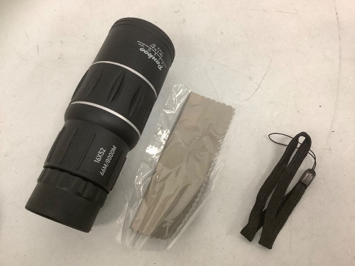16x52 Monocular Dual Focus Optics Zoom Telescope, Appears New, Sold as is - Lot 52