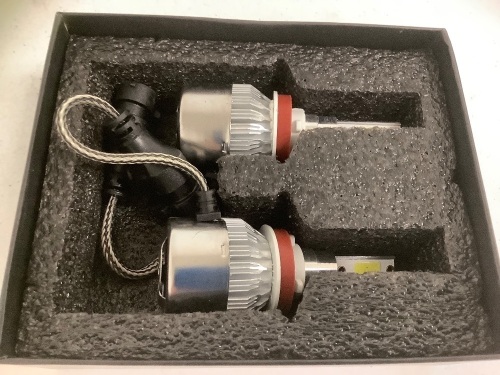 LED Headlights, Appears New - Lot 629