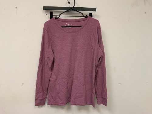 Natural Reflections Womens Thermal Long Sleeve, XL, E-Commerce Return, Sold as is - Lot 179