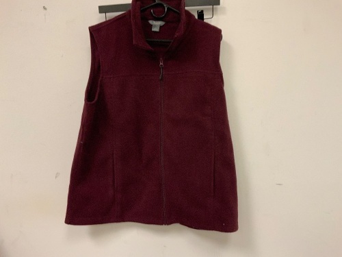 Natural Reflections Womens Fleece Vest 1X, E-Commerce Return, Sold as is - Lot 182