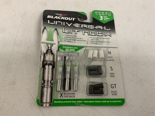 Blackout Universal Lit Nock, E-Comm Return - Lot 282