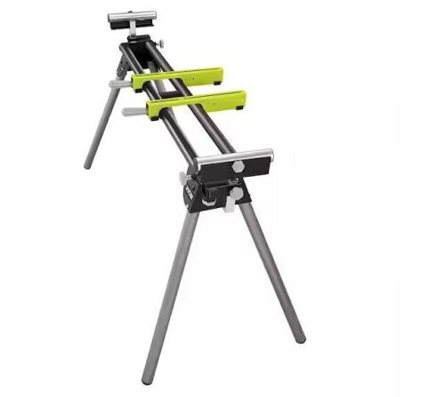 RYOBI Stationary Foldable Miter Saw Stand with Tool-Less Height Adjustment  - Lot 97
