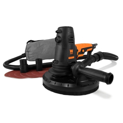 WEN DW1085 10-Amp Variable Speed Handheld Drywall Sander with Dust Hose and Collection Bag  - Lot 129