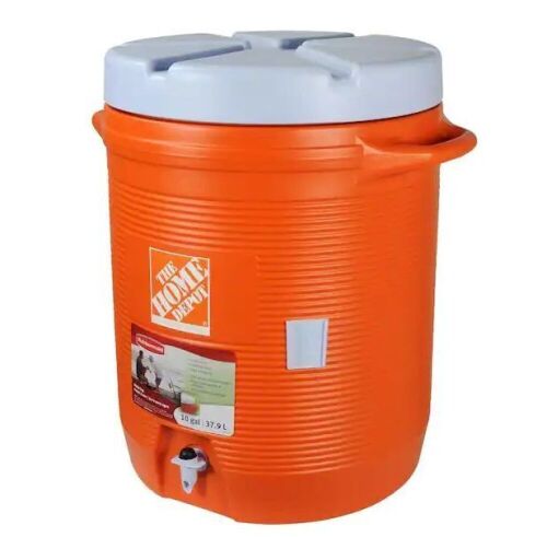 10 Gal Orange Water Cooler  - Lot 178