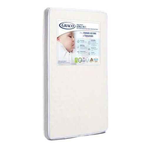 Graco Ultra-Premium White 2-in-1 Crib Mattress  - Lot 378