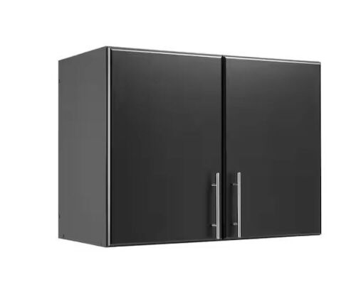 Prepac Elite Black 32 in. Stackable Wall Cabinet  - Lot 398