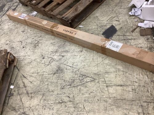6' x 6' Gray Patio Roller Shades  - Lot 477