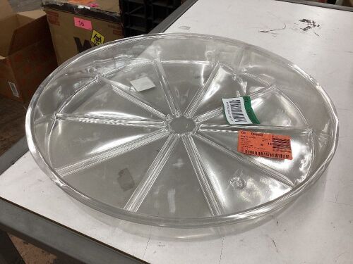 Lot of Plastic Planter Saucers, 6 Sizes  - Lot 579