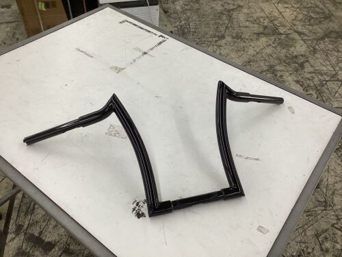 14" Rise Black Ape Hanger Handlebar  - Lot 661