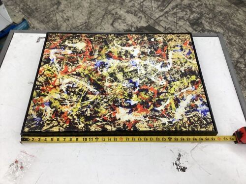 Jackson Pollock Style-Modern Abstract Wall Art  - Lot 766
