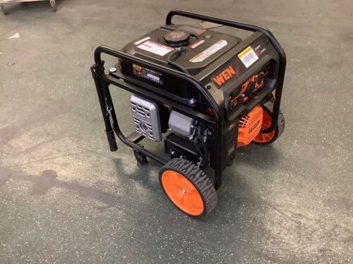 WEN GN5602X 5600-Watt Portable Generator, Electric Start, 224cc, Transfer-Switch and RV-Ready with CO Shutdown Sensor - Lot 157