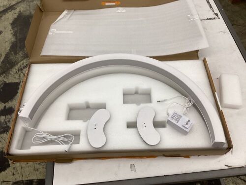 Half Moon Nail Lamp - Missing Mounting Screws  - Lot 702