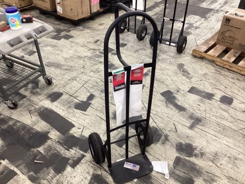 Milwaukee 800 lb. Capacity D-Handle Hand Truck - 1 Tire Off Bead   - Lot 594