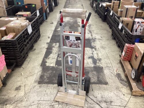 Milwaukee 1,000 lbs. Capacity 4-in-1 Hand Truck - 1 Wheel Bent   - Lot 644