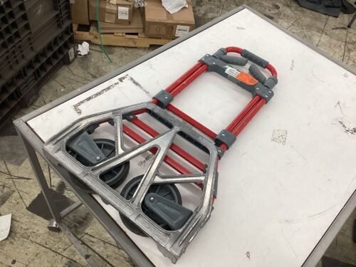 Milwaukee 150 lbs. Fold-Up Truck - 1 Side Broken   - Lot 654