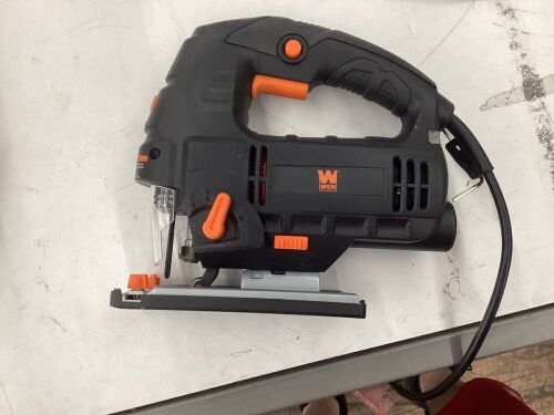 WEN 33606 6.6-Amp Variable Speed Orbital Jig Saw with Laser and LED Light - Lot 762