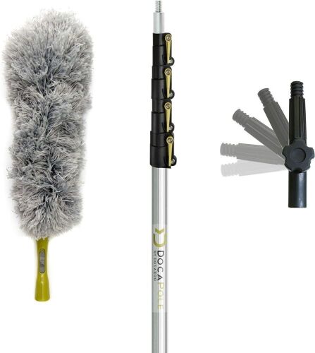 DocaPole 7-30 Foot Extension Pole with Duster  - Lot 728
