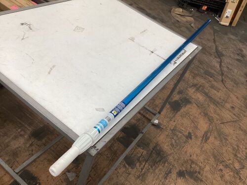 HydroTools by Swimline 6'-12' Adjustable Blue Anodized Step-Up Telescopic Pool Pole - Lot 734