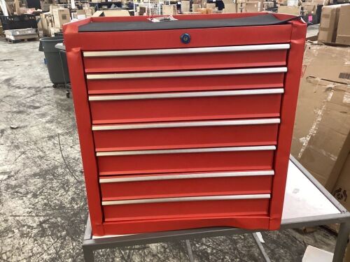 7 Drawer Rolling Tool Chest - Dented - Lot 515