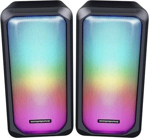 Lot of (2) RGB LED Backlit Computer Speaker Sets  - Lot 531