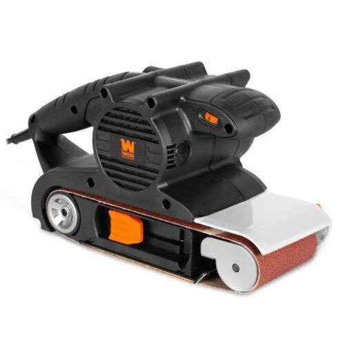 WEN HB424V 10-Amp 4-by-24-Inch Variable Speed Combination Handheld and Benchtop Belt Sander - Lot 571