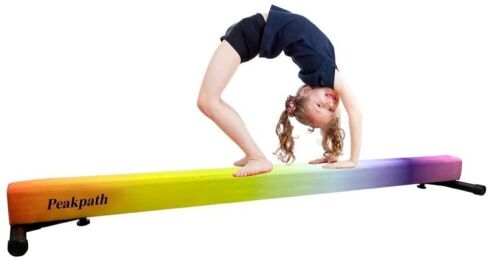 8FT Adjustable Gymnastics Balance Beam for Kids  - Lot 65