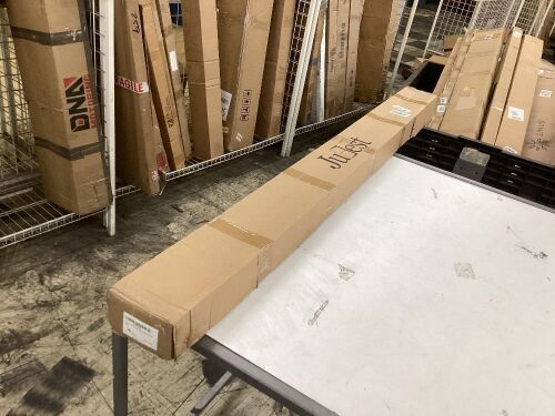 JUBEST 6FT Barn Door Sliding Hardware Track Kit - Lot 482