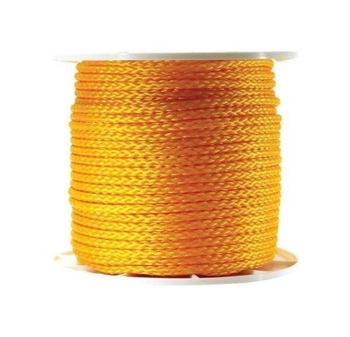 Koch 3/8 in. D X 500 ft. L Yellow Hollow Braided Polypropylene Rope - Lot 214