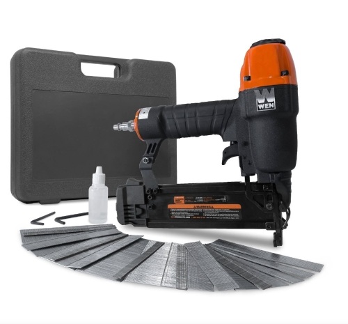 WEN 61723K 18-Gauge 3/8-Inch to 2-Inch Brad Nailer with Carrying Case - Lot 123