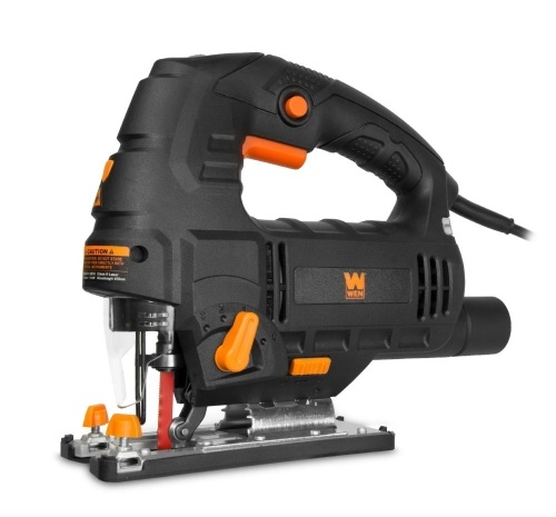 WEN 33606 6.6-Amp Variable Speed Orbital Jig Saw with Laser and LED Light - Lot 113