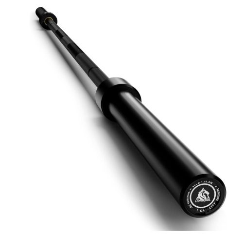 LIONSCOOL 7ft Olympic Bar for Weightlifting and Power Lifting, 2 Inch Barbell Bar for Squats, Deadlifts, Presses, Rows and Curls, 500LBS Weight Capacity - Lot 140