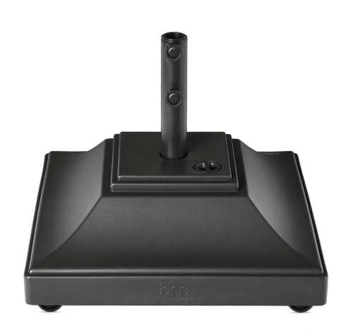 Mobile Umbrella Base, Fillable Stand w/ 4 Wheels, 2 Locks, 120lb Capacity - Lot 262