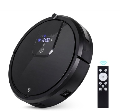 Best Choice Products 3-in-1 Powerful Low Noise Vacuum Sweeper Mopper Self Charging Smart Floor Cleaning Robot w/ 5 Cleaning Modes, Remote, Voice Control, Charging Base - Lot 132