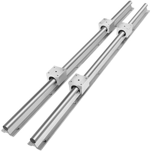 VEVOR SBR16-800mm Linear Slide Guide Rails, SBR16UU Bearing Blocks for Automated Machines and Equipments - Lot 284