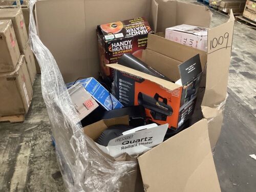 Pallet of Returned Heaters, Will Contain Salvage  - Lot 345