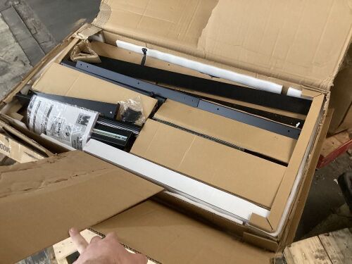 WEN 48 in. Workbench with Power Outlets and Light - Unknown if Hardware Complete   - Lot 390