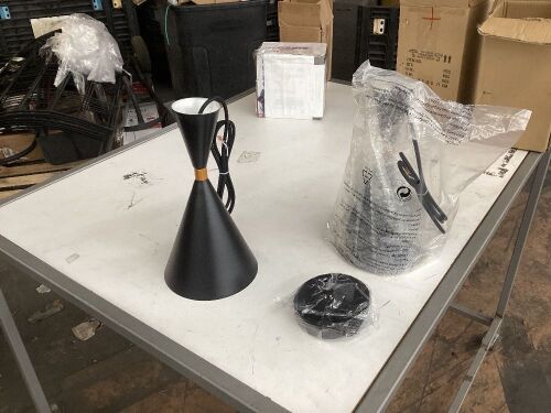 Lot of (2) Hanging Light Fixtures  - Lot 391