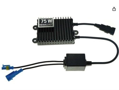 HID Ballast, 12V 75W AC Slim Digital Xenon Ballast, Universal Replacement for H1 H3 H4 H7 9005 9006 9007 ( Size : 1PC ) - Lot 116