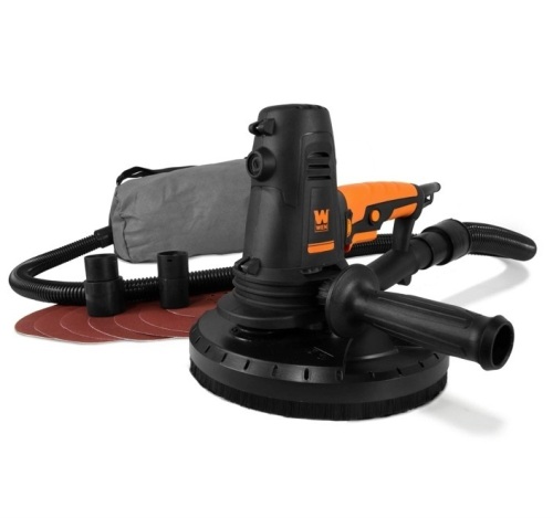 WEN DW1085 10-Amp Variable Speed Handheld Drywall Sander with Dust Hose and Collection Bag - Lot 149