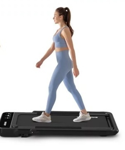 JELENS 2 in 1 Incline Treadmill Under Desk Walking Pad 2.5HP Home Folding Treadmills with Gesture Sensing Control, Walking Machine for Office with Led Display - Lot 164