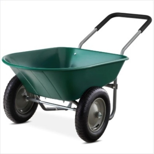 Dual-Wheel Wheelbarrow Garden Cart - Lot 208