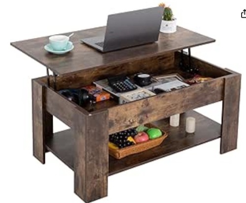 Lift Top Coffee Table - Lot 166